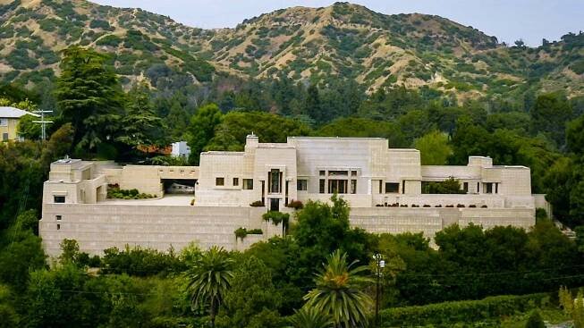 Inside a Famous $23M Mayan-Revival Frank Lloyd Wright Mansion