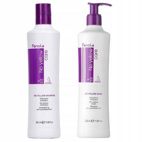 Fanola Sada No Yellow Šampon Na Vlasy Blond + Maska 2 x 350 ml