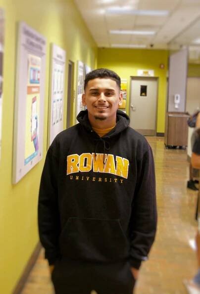 Rowan student and Future Freshman Esteban Nieto
