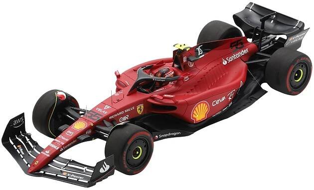 Scuderia Ferrari SF75 No.55 2nd Place Bahrain GP Carlos Sainz 1:18 LookSmart Model