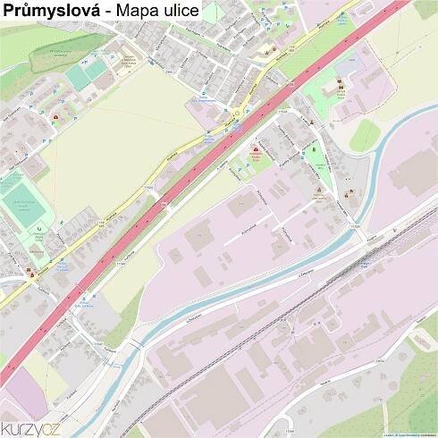 Průmyslová - mapy | Kurzy.cz