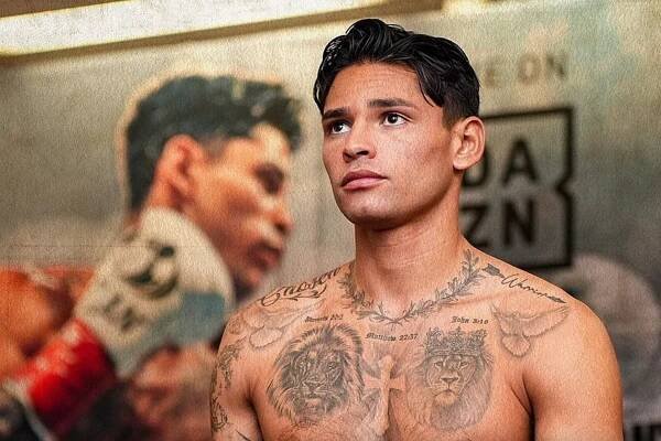 Ryan Garcia pays emotional tribute to Giorgio Armani after working with late fashion icon on unique design