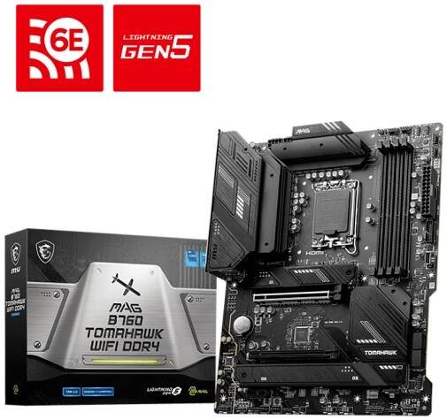 MSI MAG B760 TOMAHAWK WIFI DDR4 Box View