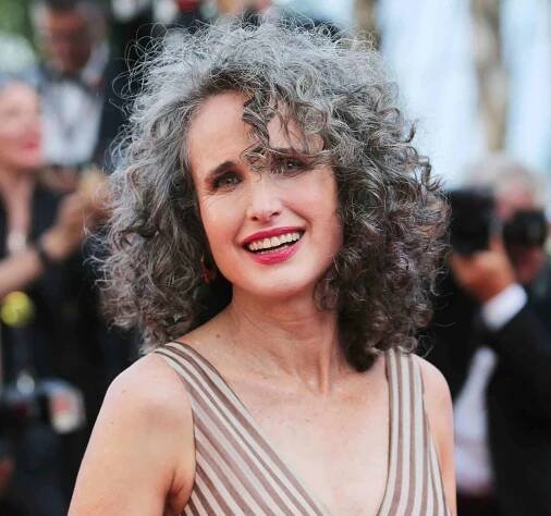 Andie MacDowell on Embracing Her Gray Hair: 'I Am Happier — I Really Like It'