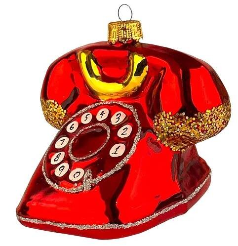 VÁNOČNÍ KOULE RETRO – TELEFON FOLKSTAR