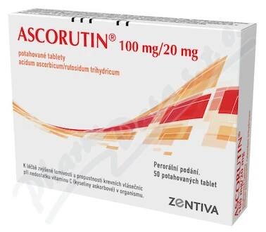 Ascorutin 100mg/20mg tbl.flm.50(5x10)