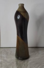 Vysok�á keramická zvláštně zbarvená váza 30,5cm