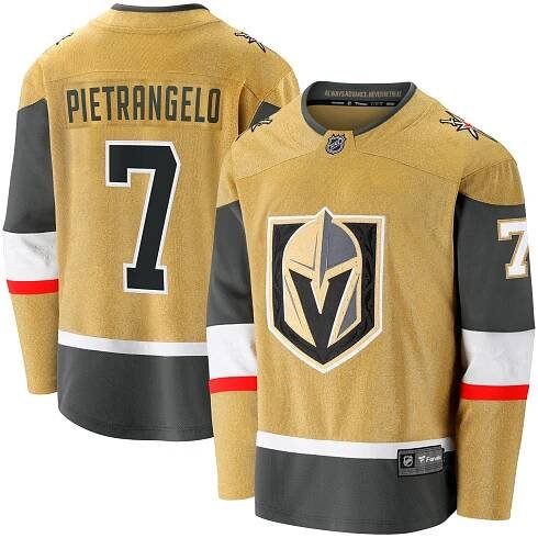 Men's Vegas Golden Knights Zach Whitecloud Fanatics Gold Home Breakaway Jersey