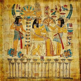 Starý egyptský papyrus — Stock obrázek