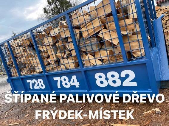 štípané palivové dřevo frýdek místek