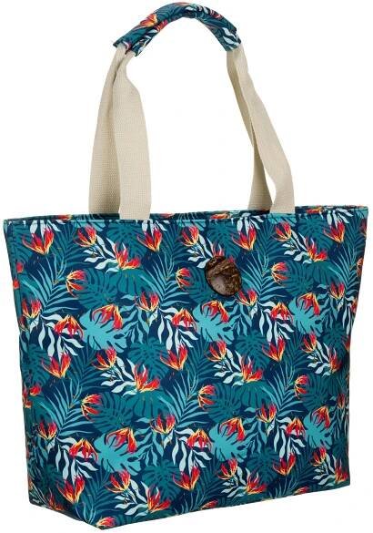 Velká dámská plážová nákupní taška shopper bag A4 látková s uchy