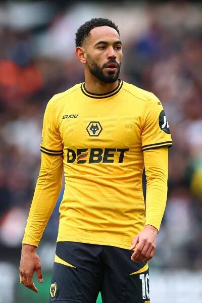 Matheus Cunha of Wolverhampton Wanderers during a Premier League match.