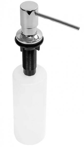Kulatý dávkovač REA 300 ml k zabudování do dřezu - chromový