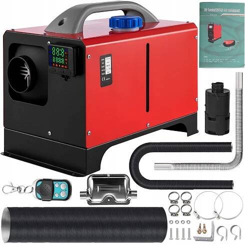 XL-AIRD V25 Nezávislé topení 8kW - přenosné, černý LCD ovladač, 1 výduch