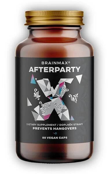 BrainMax AFTERPARTY, doplněk pro zmírnění kocoviny 80 kapslí