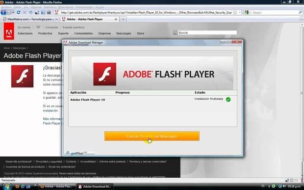 Tutorial - Instalar Adobe Flash Player.