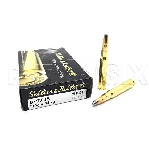 Náboje S&B 8x57 JS SPCE 196 gr / 12,7 g - 20 ks