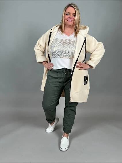 Kalhoty na gumu SOFTLY - MODA Zuzana