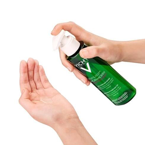 VICHY Normaderm Phytosolution Intenzívny čistiaci gél pre pleť so sklonom k akné 200 ml 1×200 ml, čistiaci gél