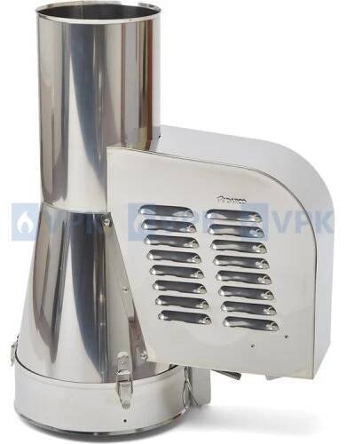 Komínový ventilátor Darco GCK ø200 mm - pro instalaci na dvouplášťový nerezový komín