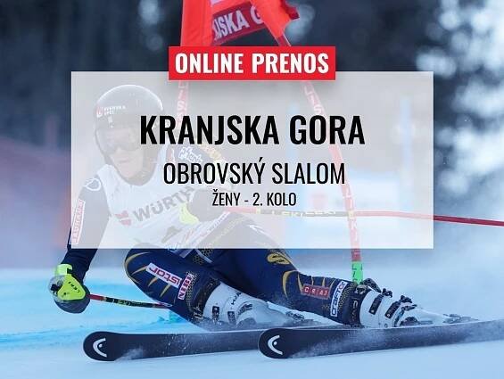 Online z 2. kola obrovského slalomu v Kranjskej Gore