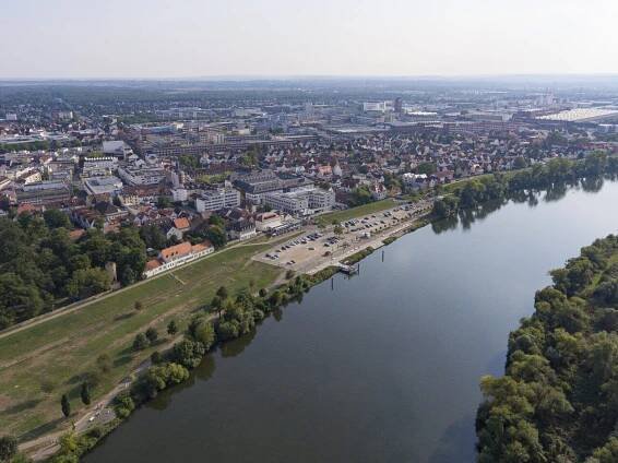 Rüsselsheim von Oben