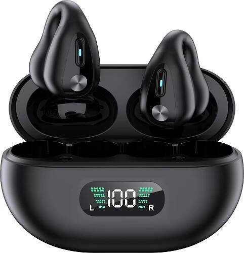 Sluchátka Bluetooth YYK-Q80 Ear Clip, sluchátka do uší, bezdrátová sportovní sluchátka