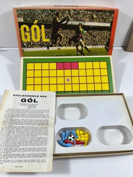 Stará retro společenská stolní hra FOTBAL - TOFA - GÓL - fotbalista - Starožitnosti a umění