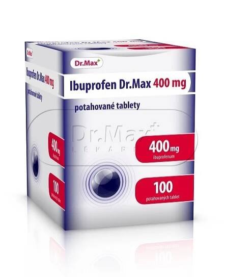 Ibuprofen Dr. Max 400 mg potahované tablety 100 tablet