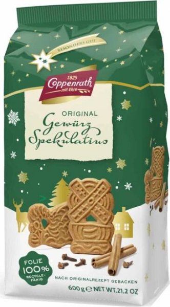 Coppenrath koření speculoos kořeněná klasická vánoční pochoutka 600g
