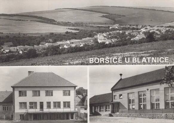 BORŠICE U BLATNICE - Pohlednice místopis