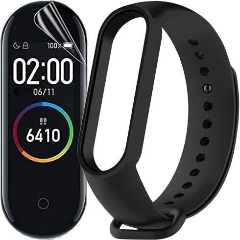 NÁHRADNÍ ČELENKA pro XIAOMI MI BAND 5 / 6 / 7 +FÓLIE