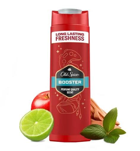 Old Spice Booster Pánský sprchový gel a šampon 400 ml