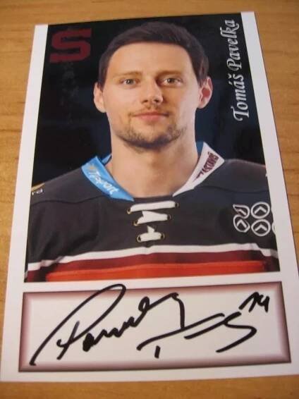 Tomáš Pavelka - Sparta Praha - orig. autogram - Ostatní sběratelské předměty