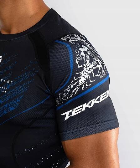 rashguard tričko venum x tekken 8 paul phoenix XL ČERNÁ/BÍLÁ Velikost XL