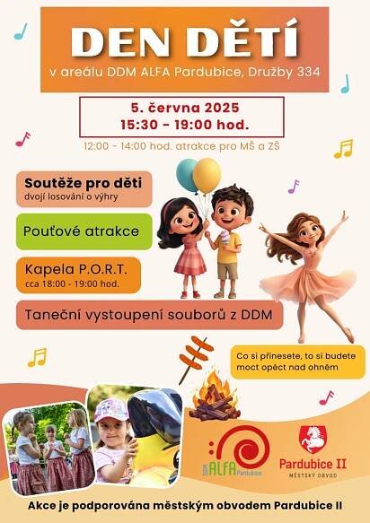 Dům dětí a mládeže ALFA Pardubice-Polabiny, Družby 334 | Hlavní strana | Konec pravidelné činnosti 