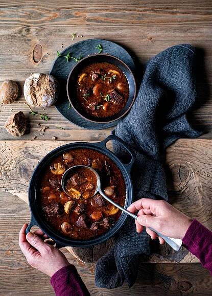 Bourguignon pomalu dušený v troubě. Jak na něj?