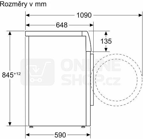 SET Pračka Bosch WGB254A0BY + Sušička prádla Bosch WQB246C0BY | OnlineShop.cz
