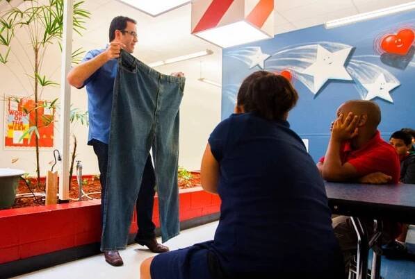 Jared Fogle At A School