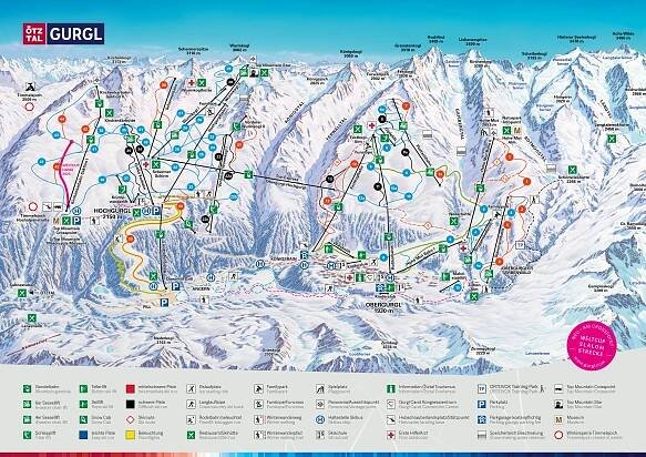 Trail map Gurgl – Obergurgl-Hochgurgl