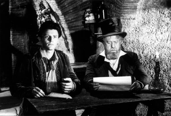 Ďáblova krása - Z filmu - Gérard Philipe, Michel Simon