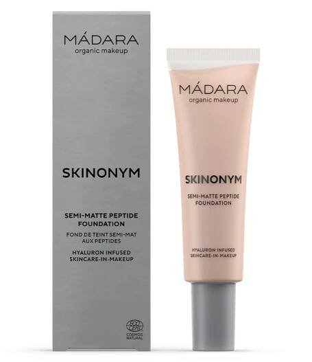 MÁDARA SKINONYM POLOMATNÝ MAKE-UP S PEPTIDY, #30 ROSE IVORY, 30 ml - Přírodní kosmetika a doplňky stravy