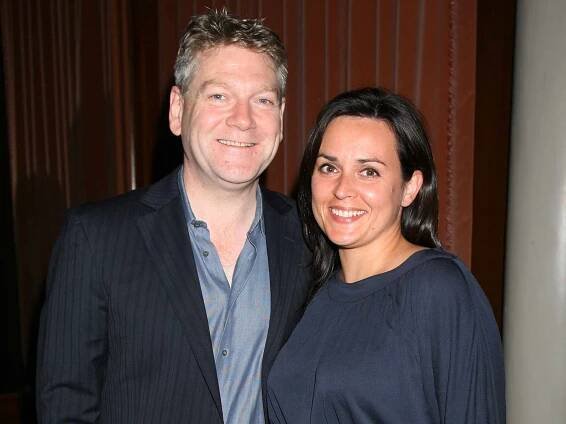 Kenneth Branagh and Lindsay Brunnock attends the Sleuth after party during the 64th Annual Venice Film Festival