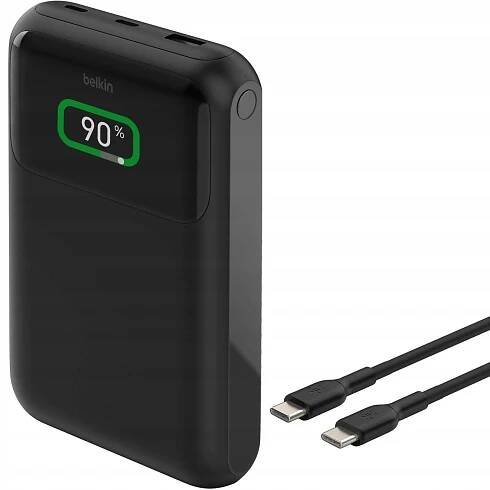 Powerbanka Belkin 20000 mAh černá Materiál tělesa syntetický materiál