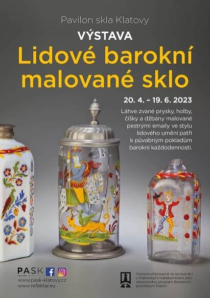 VÝSTAVA LIDOVÉ BAROKNÍ MALOVANÉ SKLO | PAVILON SKLA PASK KLATOVY