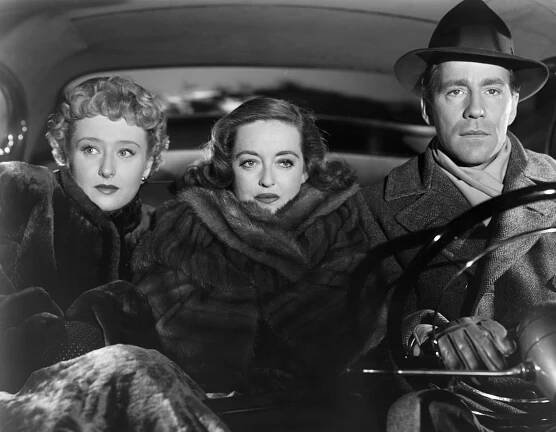 Celeste Holm, Bette Davis, and Hugh Marlowe