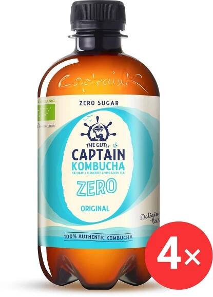 Captain Kombucha ZERO Original 4 x 400 ml