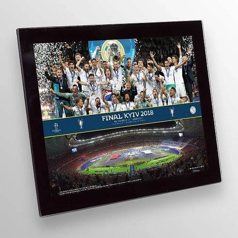 UEFA Champions League 2018 Final - Winner: Real Madrid - Black Frame