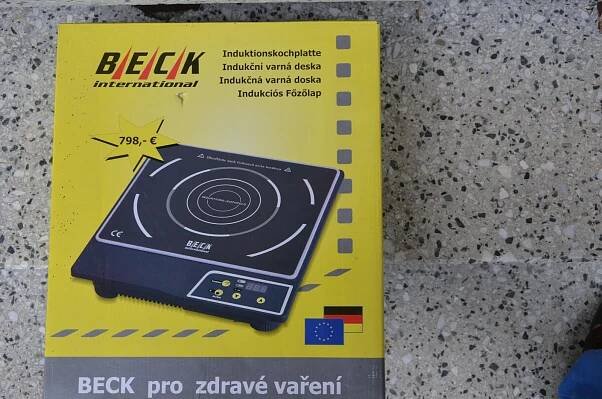 Indukční vařič jednoplotýnkový BECK - Malé elektrospotřebiče