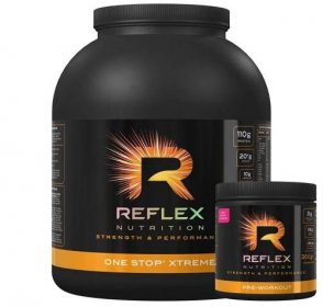 Reflex One Stop XTREME 2,03kg vanilka + Pre-Workout 300g ZDARMA